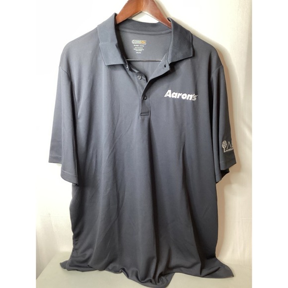 NWOT Aaron's Core 365 Men's Collared Polo Shirt Dark‎ Gray 3XL - Picture 3 of 10